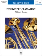 Festive Proclamation Concert Band sheet music cover